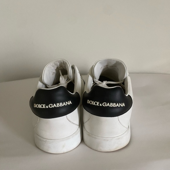Dolce & Gabbana Portofino Low 'White Black' Men’s Sneakers. Sz 12 us 13 - Picture 3 of 7